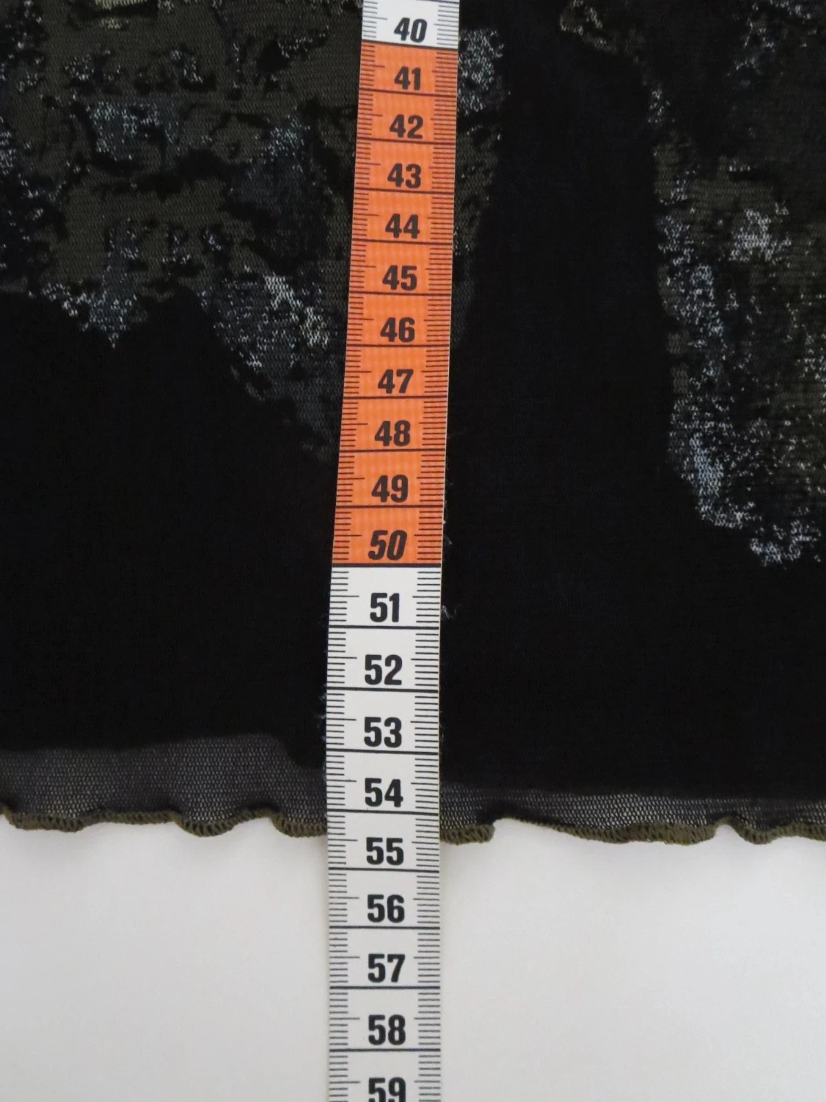 Haut Patrice Bréal noir imprimé – T. 42/44 XL – Manches 3/4 – Très bon état – photo 5